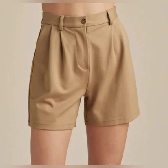 Venus Sleeveless Blazer Short Set In Tan Size 6 NWOT🤎🔥 - Picture 3 of 7